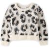 The Children’s Place Baby-Girls and Toddler Long Sleeve Crew Neck Pullover Sweater(Leopard)