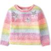 The Children’s Place Baby-Girls and Toddler Long Sleeve Crew Neck Pullover Sweater(Star Multicolor Ombre)