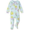 The Children’s Place Baby-Girls and Toddler Long Sleeve Zip-Front Snug Fit 100% Cotton 1 or 2 Piece Set(Blue Foral)
