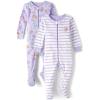 The Children’s Place Baby-Girls and Toddler Long Sleeve Zip-Front Snug Fit 100% Cotton 1 or 2 Piece Set(Cute Floral)