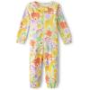 The Children’s Place Baby-Girls and Toddler Long Sleeve Zip-Front Snug Fit 100% Cotton 1 or 2 Piece Set(Yellow Jungle)