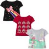 The Children’s Place Baby-Girls and Toddler Unicorns,Butterflies,Trends Short Sleeve Graphic T-Shirts,3 Pack(Standout/Butterfly/Unicorns)