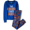 The Children’s Place Boys’ 100% Cotton Long Sleeve Top and Pants,2 Piece Pajama Set(Weekend Starts Now)