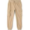 The Children’s Place Boys Active Sueded Rib Cargo Jogger Pants(Java Hill)