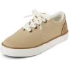 The Children’s Place Boys Boys Casual Lace Up Low Top Sneakers(Tan Canvas)