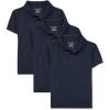 The Children’s Place Boys Multipack Short Sleeve Performance Polos(Nautico 3-pack)