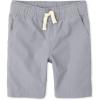 The Children’s Place Boys’ Pull on Jogger Shorts(Fin Gray Single)