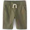 The Children’s Place Boys’ Pull on Jogger Shorts(Olive)