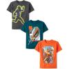 The Children’s Place Boys Sports Short Sleeve Graphic T-Shirts, Multipacks(Football Player/Football 3-pack)