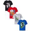 The Children’s Place Boys Sports Short Sleeve Graphic T-Shirts, Multipacks(Multisports 4-pack)