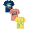 The Children’s Place Boys Sports Short Sleeve Graphic T-Shirts, Multipacks(Skateboards/Epic Skillz/Bike 3-pack)