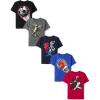 The Children’s Place Boys Sports Short Sleeve Graphic T-Shirts, Multipacks(Sports 5-pack)