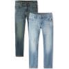 The Children’s Place Boys’ Straight Leg Jeans(Dark Blue/Light Blue 2-pack)