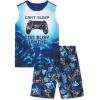 The Children’s Place Boys’ Tank Top and Shorts,2 Piece Pajama Set(Tie Dye Gamer)