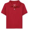 The Children’s Place Boys’ Uniform Performance Polo(Classic Red Single)