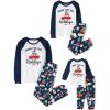 The Children’s Place Family Matching, Christmas and Holiday Pajama Sets, Cotton(Blue Home for the Holidays)