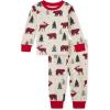 The Children’s Place Family Matching, Christmas and Holiday Pajama Sets, Cotton(Moose Bear)
