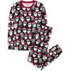 The Children’s Place Family Matching, Christmas and Holiday Pajama Sets, Cotton(Santa Allover)