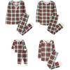 The Children’s Place Family Matching, Plaid Waffle 2 Piece Pajama Sets(Red Tartan Plaid)