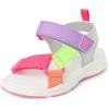 The Children’s Place Girl’s Baby Toddler Sporty Sandals with Adjustable Straps(Multi Colorblock)