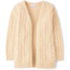 The Children’s Place Girls Long Sleeve Open Front Knit Cardigan(Frappe)