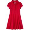 The Children’s Place Girls Pique Polo Dress(Ruby)