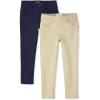 The Children’s Place Girls Ponte Knit Pull on Jeggings(Sandy/Tidal 2 Pack)