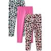 The Children’s Place Girls’ Printed Leggings 2-Pack(Pink Leopard/Pink/Multi Leopard 3-pack)