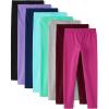 The Children’s Place Girls’ Printed Leggings 2-Pack(Solid Colors 8-pack)