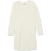 The Children’s Place Girls Puff Sleeve Dress, Long Sleeve(Cable Knit White)