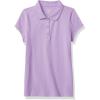 The Children’s Place Girls Short Sleeve Ruffle Pique Polo(Purple Prose)