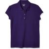 The Children’s Place Girls Short Sleeve Ruffle Pique Polo(Regal Violet)