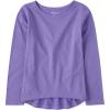 The Children’s Place Girls Single Long Sleeve Basic Layering T-Shirt(Gem Purple)