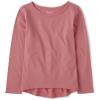 The Children’s Place Girls Single Long Sleeve Basic Layering T-Shirt(Lotus Flower)