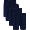 The Children’s Place Girls’ Solid Bike Shorts(Tidal 4 Pack)
