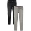 The Children’s Place Girls Stretch Denim Jeggings, 3 Pack(Black/Fog Wash 2 Pack)