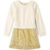 The Children’s Place Girls Tutu Dress, Long Sleeve(White Daisy Sweatshirt)