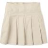 The Children’s Place Girls’ Uniform Pleated Skort(Bisquit)