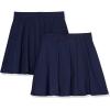 The Children’s Place Girls’ Uniform Pleated Skort(Tidal 2-pack)