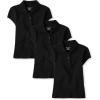The Children’s Place Multipack Short Sleeve Pique Polo(Black)