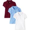 The Children’s Place Multipack Short Sleeve Pique Polo(Rubine/Daybreak/White)