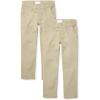 The Children’s Place Stretch Bootcut Chino Pants,multipacks(Sandy 2-pack)