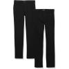 The Children’s Place Stretch Skinny Chino Pants,multipacks(Black 2 Pack)