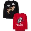 The Children’s Place Unisex-Child All Holidays,Birthdays Long Sleeve Graphic T-Shirts,2 Pack(Nice Level/Oh Snap! My Leg!)