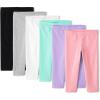The Children’s Place and Toddler Assorted Solid Leggings, Multipacks(Multicolor 6-pack)