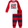 The Children’s Place baby boys Button Long Sleeve Top and Pants Snug Fit 100% Cotton 2 Piece Pajama Set(Mamas Boy)