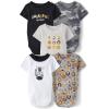 The Children’s Place baby-boys And Newborn Short Sleeve Bodysuits, Multipacks(Jungle)