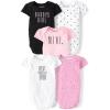 The Children’s Place baby-boys And Newborn Short Sleeve Bodysuits, Multipacks(Minis 5-pack)