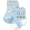 The Children’s Place baby-boys And Newborn Socks Variety Pack(Blue Bunny Midi 2-pack)