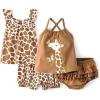 The Children’s Place baby-girls And Newborn Summer Playwear 4 Piece Set(Giraffe 4 Pc)